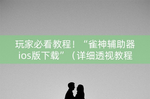 玩家必看教程！“雀神辅助器ios版下载”（详细透视教程）-哔哩哔哩