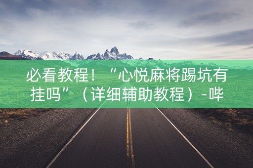 必看教程！“心悦麻将踢坑有挂吗”（详细辅助教程）-哔哩哔哩