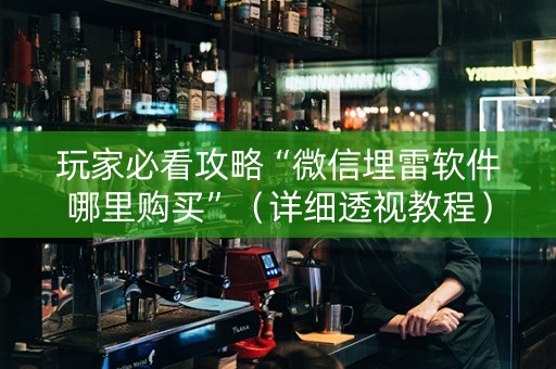 玩家必看攻略“微信埋雷软件哪里购买”（详细透视教程）-哔哩哔哩