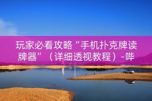 玩家必看攻略“手机扑克牌读牌器”（详细透视教程）-哔哩哔哩