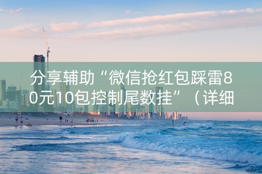 分享辅助“微信抢红包踩雷80元10包控制尾数挂”（详细透视教程）-哔哩哔哩