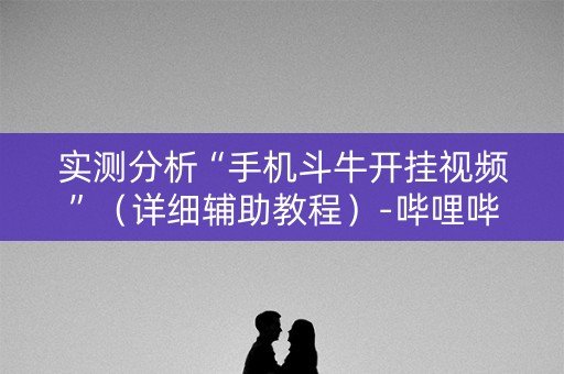 实测分析“手机斗牛开挂视频”（详细辅助教程）-哔哩哔哩