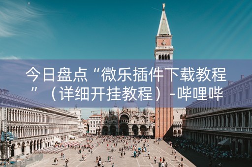 今日盘点“微乐插件下载教程”（详细开挂教程）-哔哩哔哩