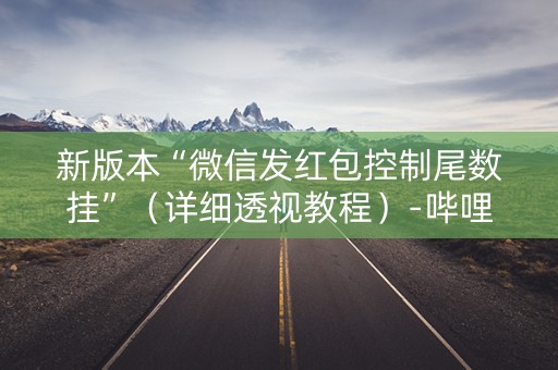 新版本“微信发红包控制尾数挂”（详细透视教程）-哔哩哔哩