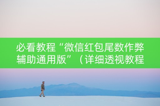 必看教程“微信红包尾数作弊辅助通用版”（详细透视教程）-哔哩哔哩