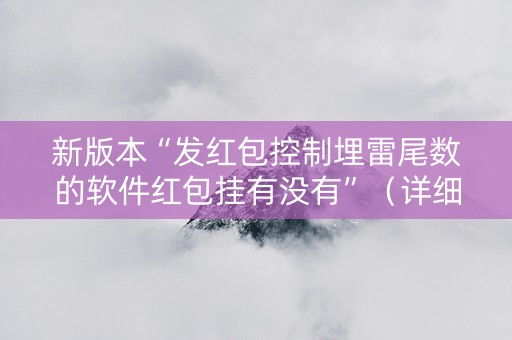 新版本“发红包控制埋雷尾数的软件红包挂有没有”（详细透视教程）-哔哩哔哩