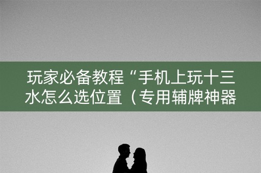 玩家必备教程“手机上玩十三水怎么选位置（专用辅牌神器免安装）