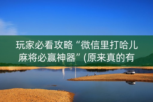 玩家必看攻略“微信里打哈儿麻将必赢神器”(原来真的有挂)-知乎