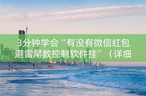 3分钟学会“有没有微信红包避雷尾数控制软件挂”（详细透视教程）-哔哩哔哩