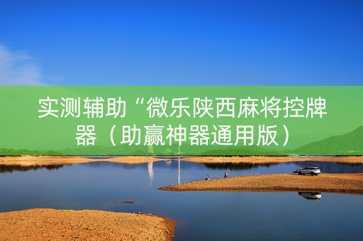 实测辅助“微乐陕西麻将控牌器（助赢神器通用版）