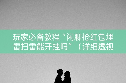 玩家必备教程“闲聊抢红包埋雷扫雷能开挂吗”（详细透视教程）-哔哩哔哩