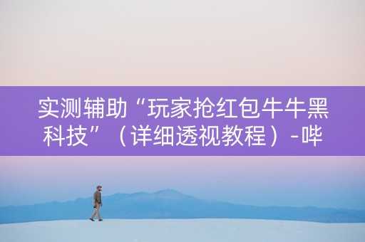 实测辅助“玩家抢红包牛牛黑科技”（详细透视教程）-哔哩哔哩