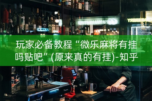 玩家必备教程“微乐麻将有挂吗贴吧”(原来真的有挂)-知乎