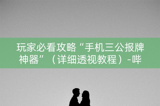 玩家必看攻略“手机三公报牌神器”（详细透视教程）-哔哩哔哩
