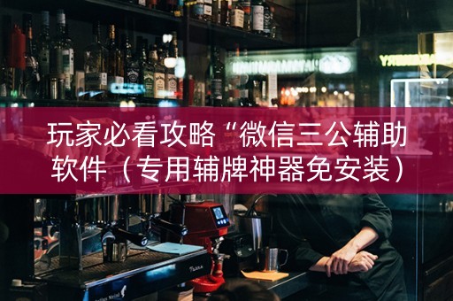 玩家必看攻略“微信三公辅助软件（专用辅牌神器免安装）