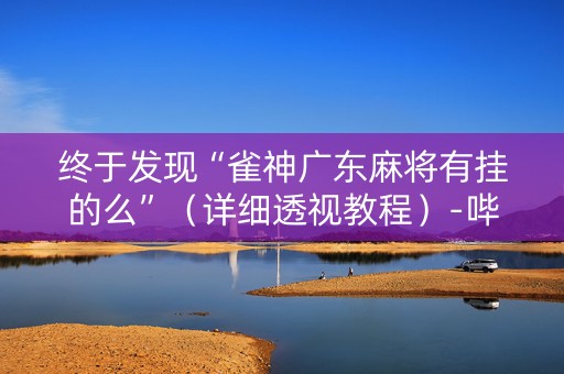 终于发现“雀神广东麻将有挂的么”（详细透视教程）-哔哩哔哩