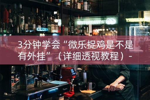 3分钟学会“微乐捉鸡是不是有外挂”（详细透视教程）-哔哩哔哩