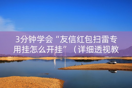 3分钟学会“友信红包扫雷专用挂怎么开挂”（详细透视教程）-哔哩哔哩