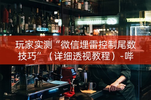 玩家实测“微信埋雷控制尾数技巧”（详细透视教程）-哔哩哔哩