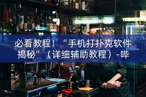 必看教程！“手机打扑克软件揭秘”（详细辅助教程）-哔哩哔哩