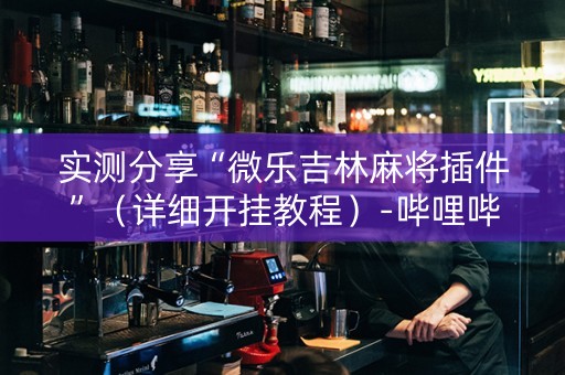 实测分享“微乐吉林麻将插件”（详细开挂教程）-哔哩哔哩