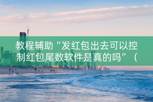 教程辅助“发红包出去可以控制红包尾数软件是真的吗”（详细透视教程）-哔哩哔哩