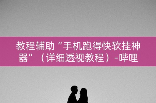 教程辅助“手机跑得快软挂神器”（详细透视教程）-哔哩哔哩