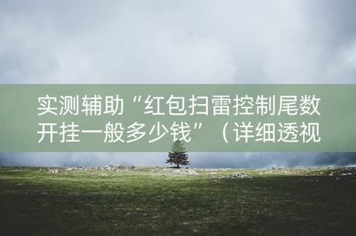 实测辅助“红包扫雷控制尾数开挂一般多少钱”（详细透视教程）-哔哩哔哩
