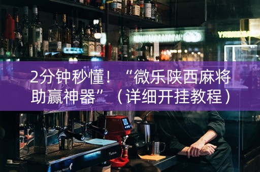 2分钟秒懂！“微乐陕西麻将助赢神器”（详细开挂教程）-哔哩哔哩