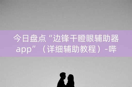 今日盘点“边锋干瞪眼辅助器app”（详细辅助教程）-哔哩哔哩