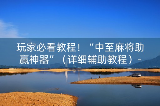 玩家必看教程！“中至麻将助赢神器”（详细辅助教程）-哔哩哔哩