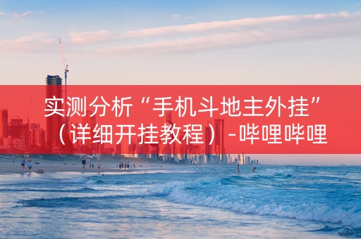 实测分析“手机斗地主外挂”（详细开挂教程）-哔哩哔哩