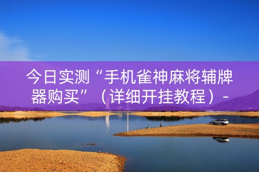 今日实测“手机雀神麻将辅牌器购买”（详细开挂教程）-哔哩哔哩