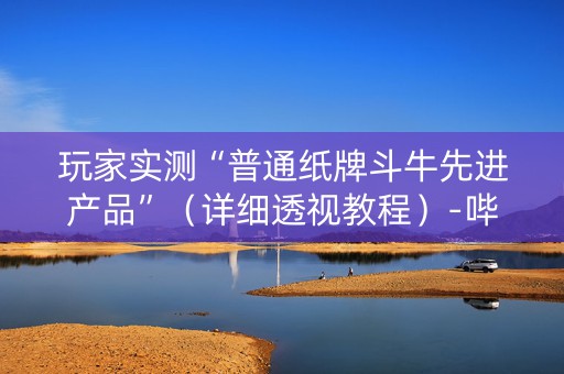 玩家实测“普通纸牌斗牛先进产品”（详细透视教程）-哔哩哔哩