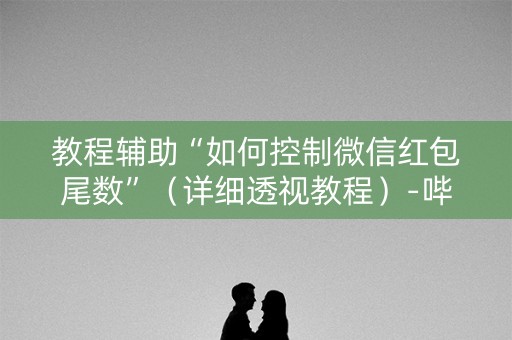 教程辅助“如何控制微信红包尾数”（详细透视教程）-哔哩哔哩
