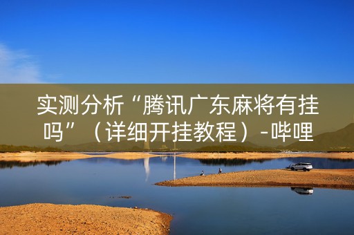 实测分析“腾讯广东麻将有挂吗”（详细开挂教程）-哔哩哔哩