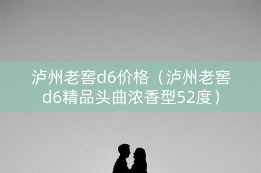 泸州老窖d6价格（泸州老窖d6精品头曲浓香型52度）