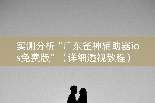 实测分析“广东雀神辅助器ios免费版”（详细透视教程）-哔哩哔哩