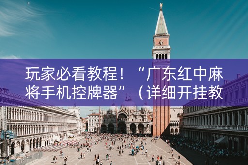 玩家必看教程！“广东红中麻将手机控牌器”（详细开挂教程）-哔哩哔哩