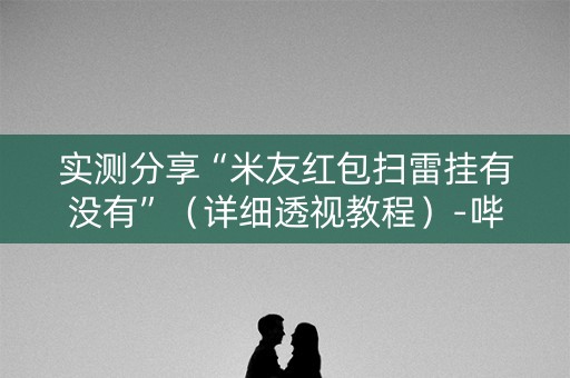 实测分享“米友红包扫雷挂有没有”（详细透视教程）-哔哩哔哩