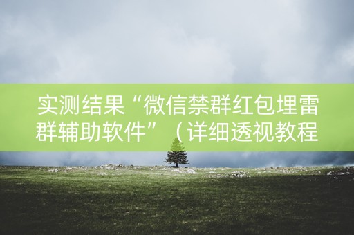实测结果“微信禁群红包埋雷群辅助软件”（详细透视教程）-哔哩哔哩