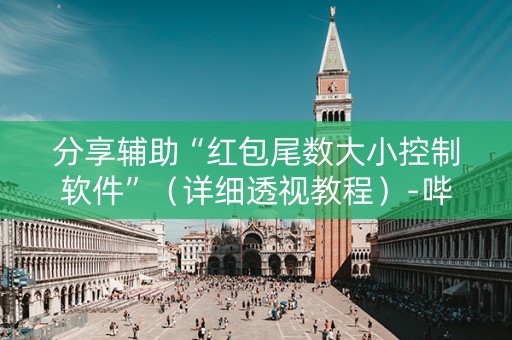 分享辅助“红包尾数大小控制软件”（详细透视教程）-哔哩哔哩