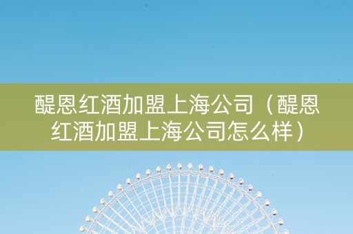 醍恩红酒加盟上海公司（醍恩红酒加盟上海公司怎么样）