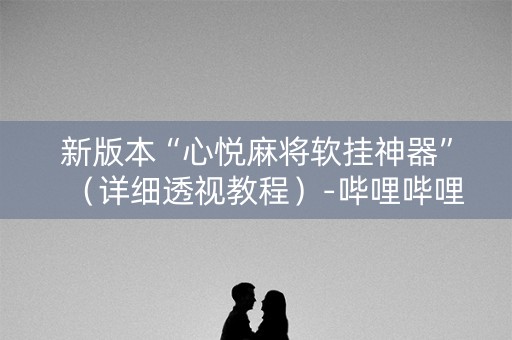 新版本“心悦麻将软挂神器”（详细透视教程）-哔哩哔哩