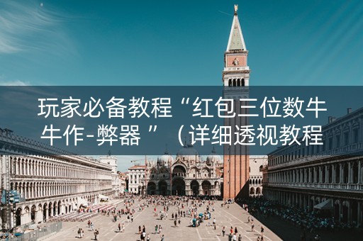 玩家必备教程“红包三位数牛牛作-弊器 ”（详细透视教程）-哔哩哔哩