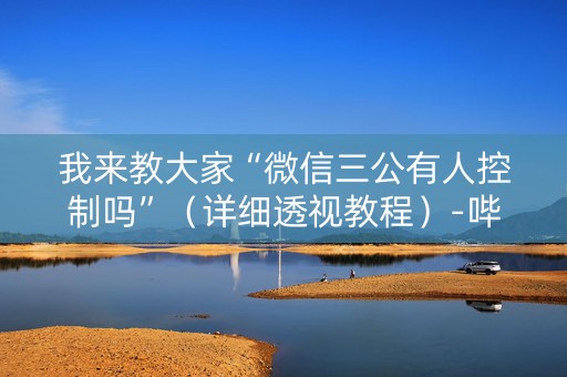 我来教大家“微信三公有人控制吗”（详细透视教程）-哔哩哔哩