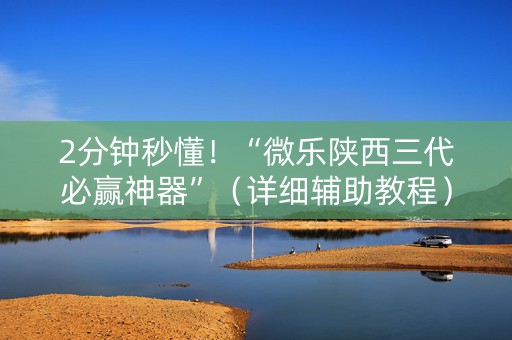 2分钟秒懂！“微乐陕西三代必赢神器”（详细辅助教程）-哔哩哔哩