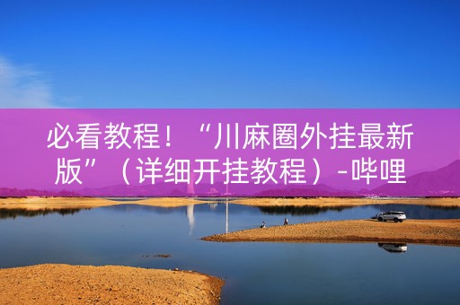 必看教程！“川麻圈外挂最新版”（详细开挂教程）-哔哩哔哩