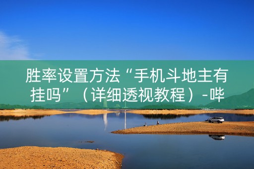 胜率设置方法“手机斗地主有挂吗”（详细透视教程）-哔哩哔哩