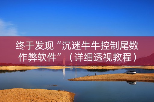 终于发现“沉迷牛牛控制尾数作弊软件”（详细透视教程）-哔哩哔哩